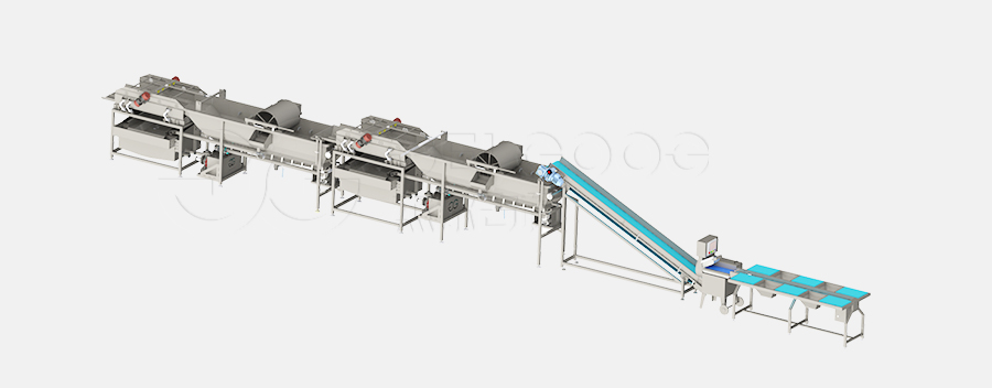 凈菜凈果加工生產(chǎn)線(xiàn)